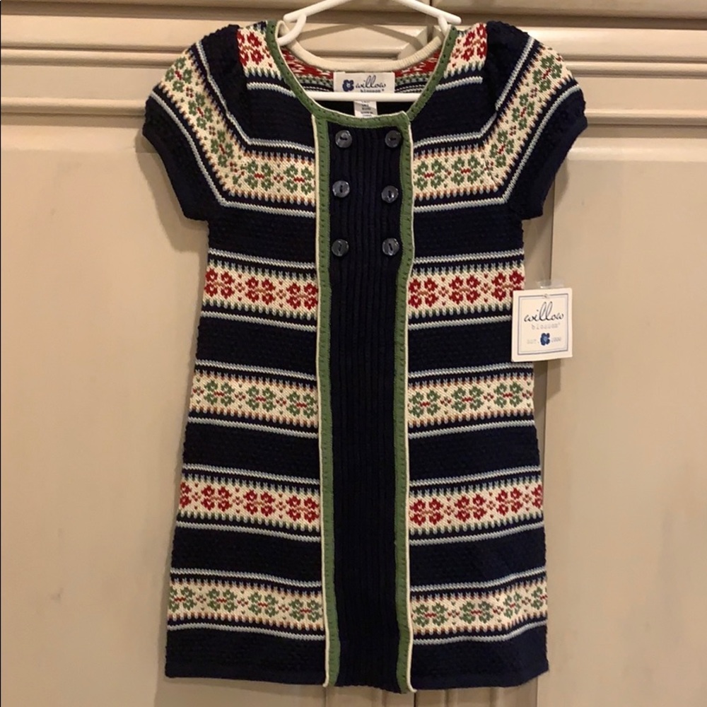 Willow blossom new navy sweater dress